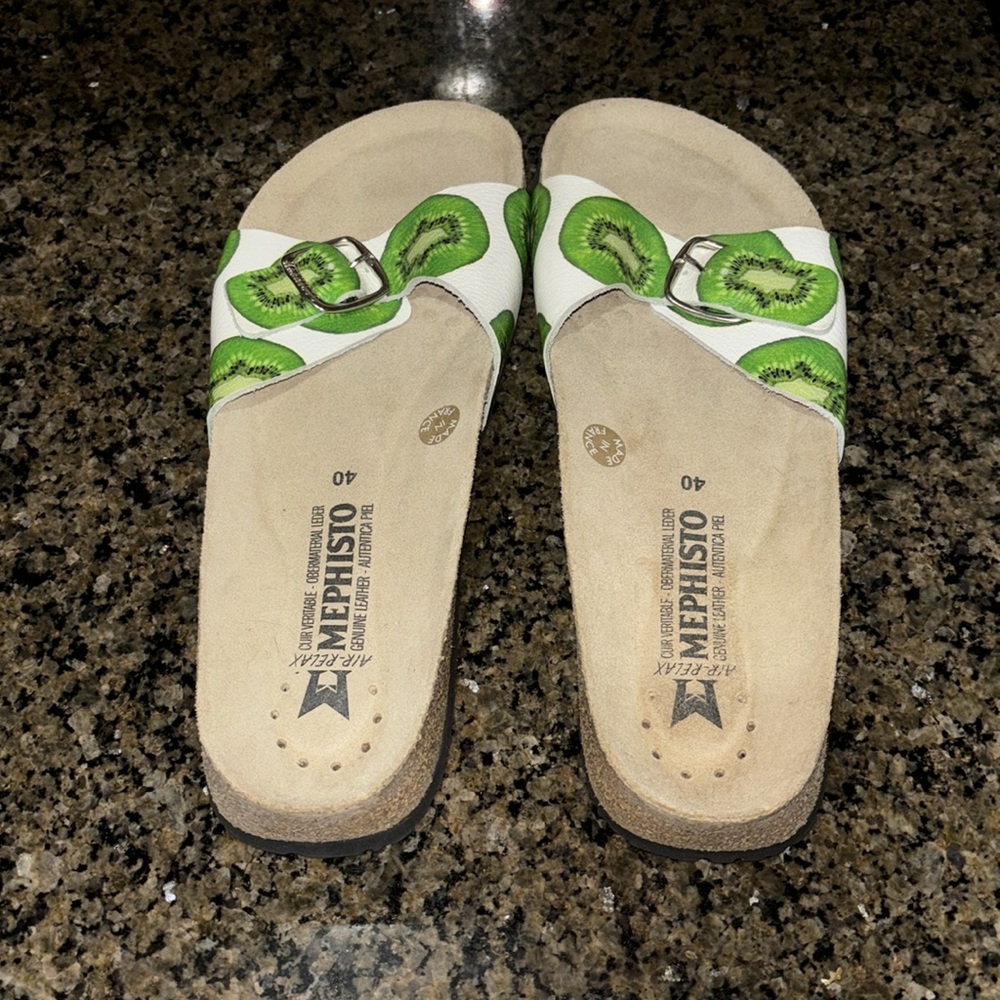 Mephisto leather comfort sandals NEW - Picture 5 of 8